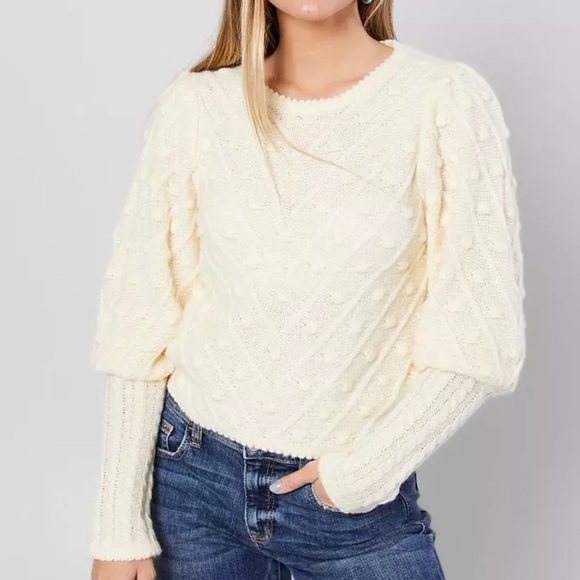 FAVLUX Bobble Pullover Sweater Medium *fits like a small - Picture 2 of 3